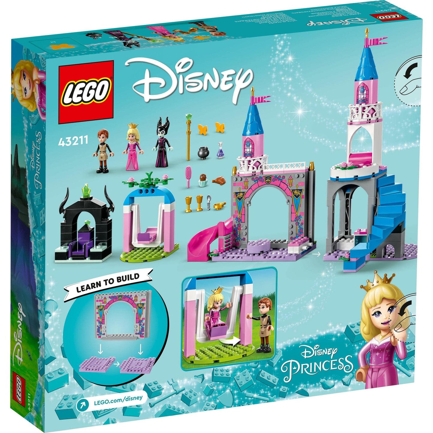 LEGO Disney Princess Aurora’s Castle 43211 Building Toy Amazon