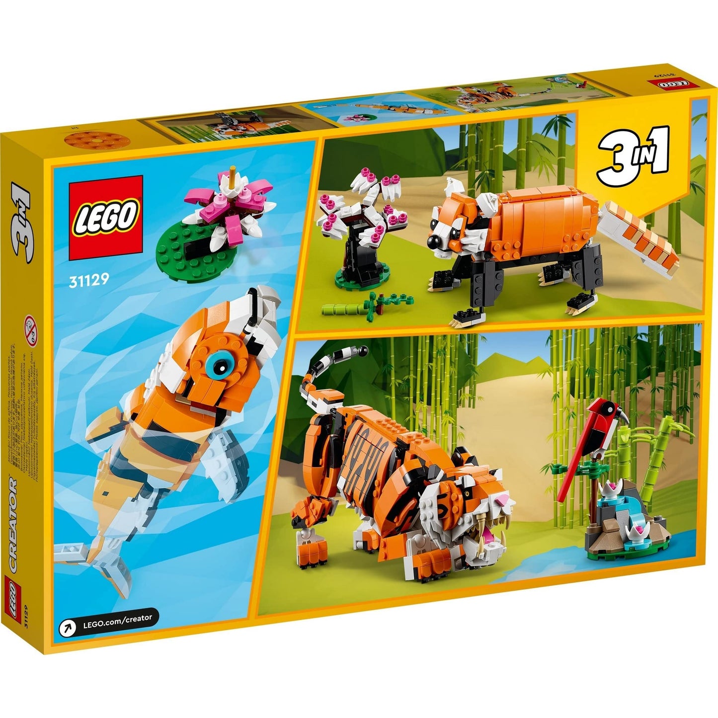 LEGO Creator 3in1 Majestic Tiger 31129 Brick Island