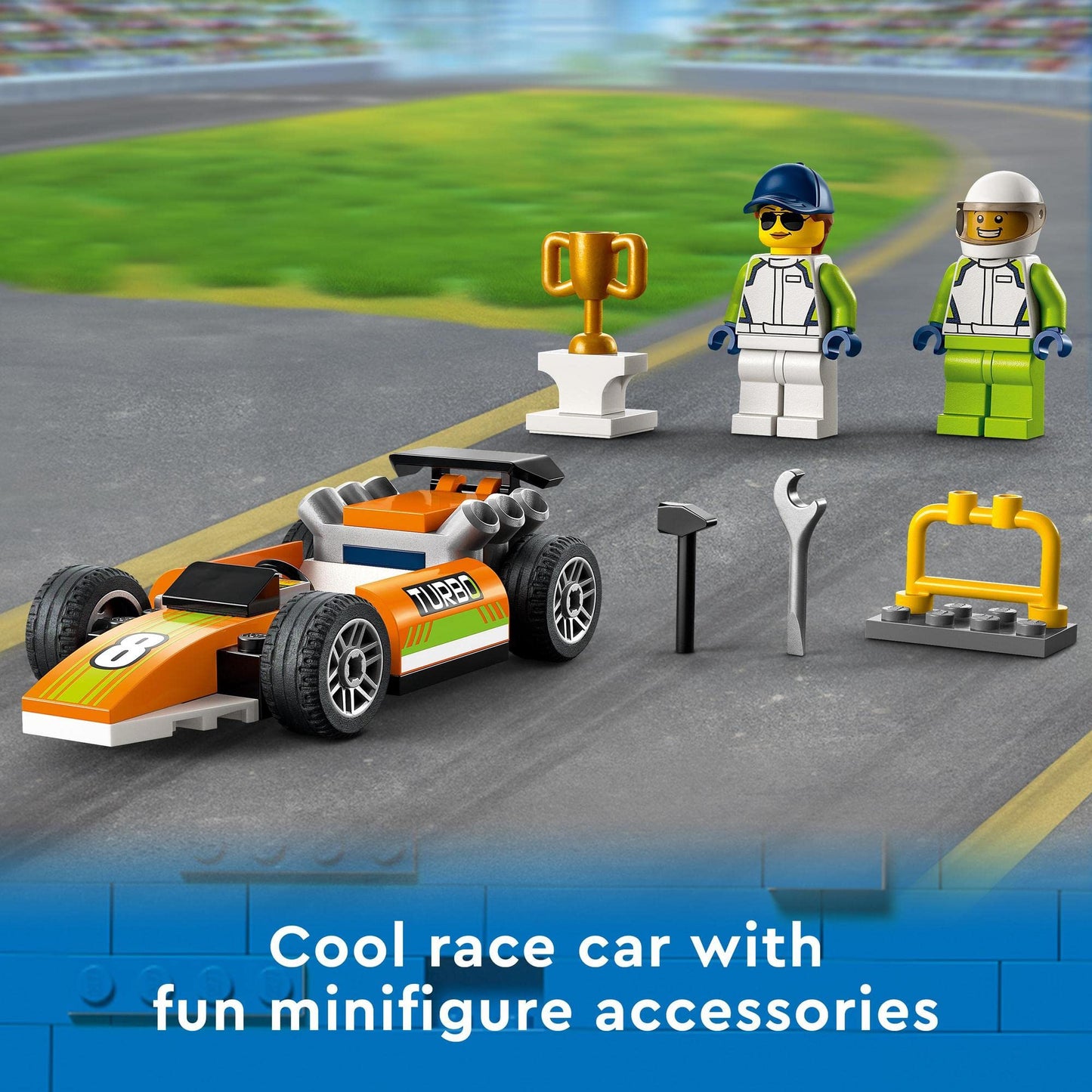 LEGO 60322 City Great Vehicles Race Car F1 Style Toy Amazon