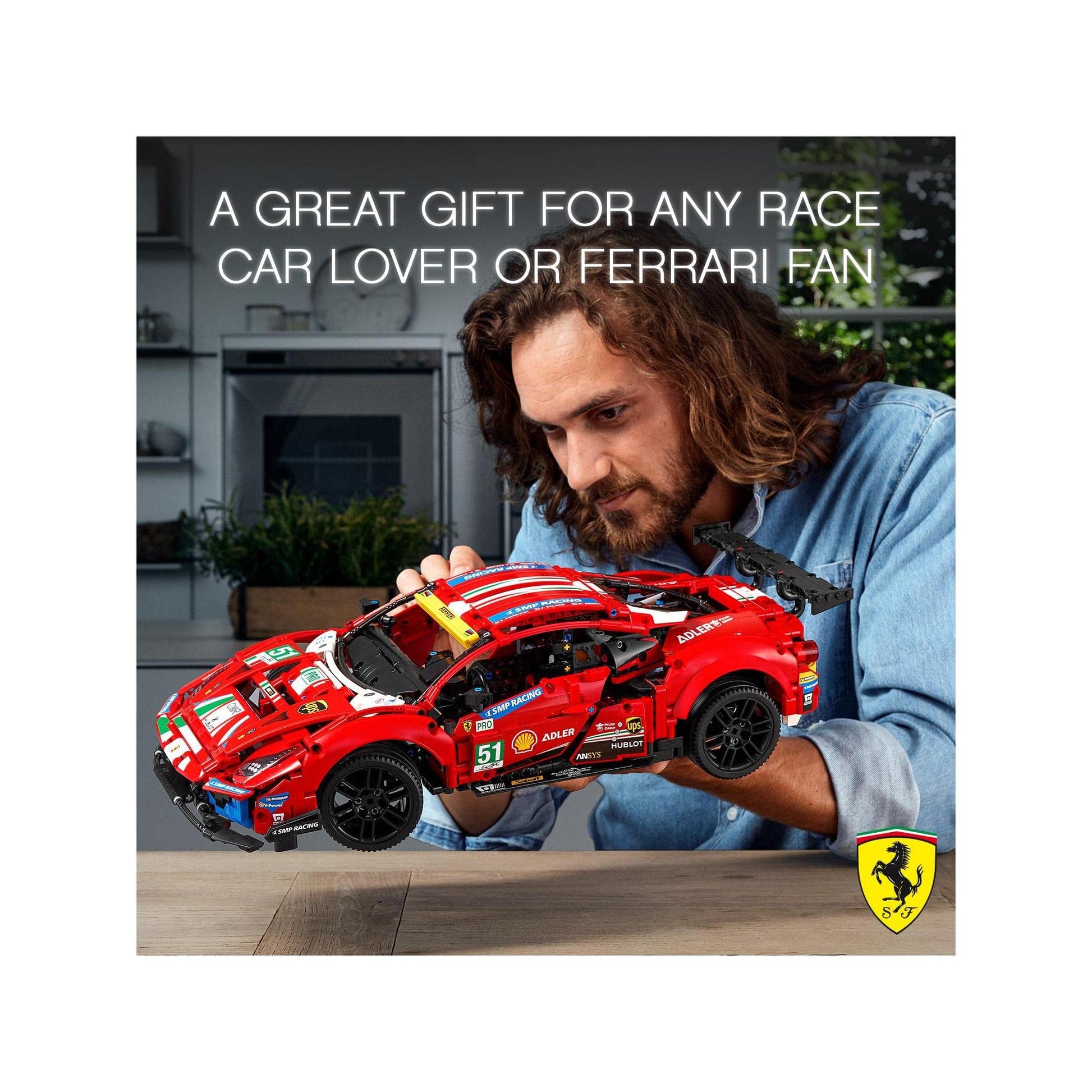 LEGO 42125 Technic Ferrari 488 GTE AF Corse 51 Super Sports Car Amazon