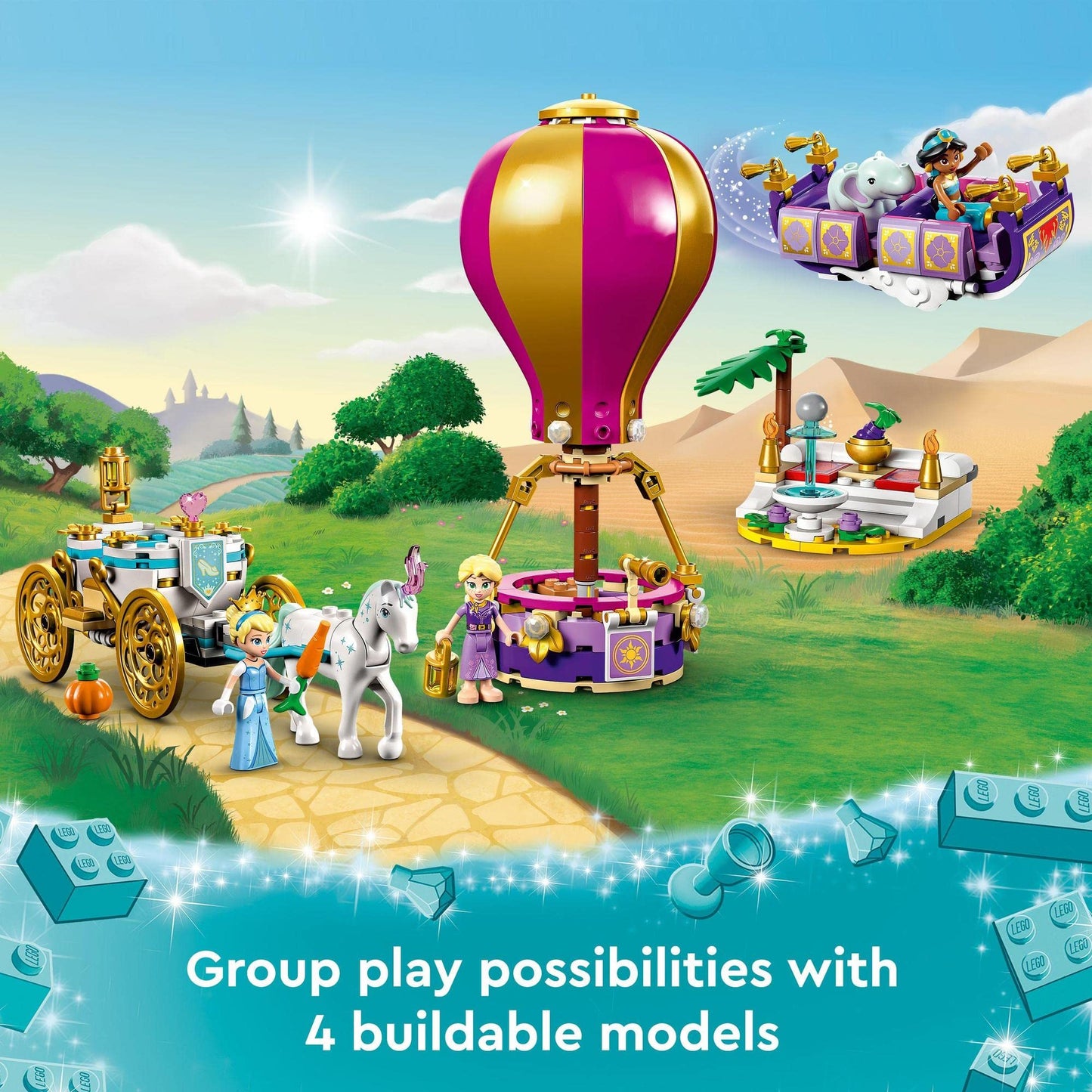 LEGO Disney Princess Enchanted Journey 43216 Building Toy Amazon