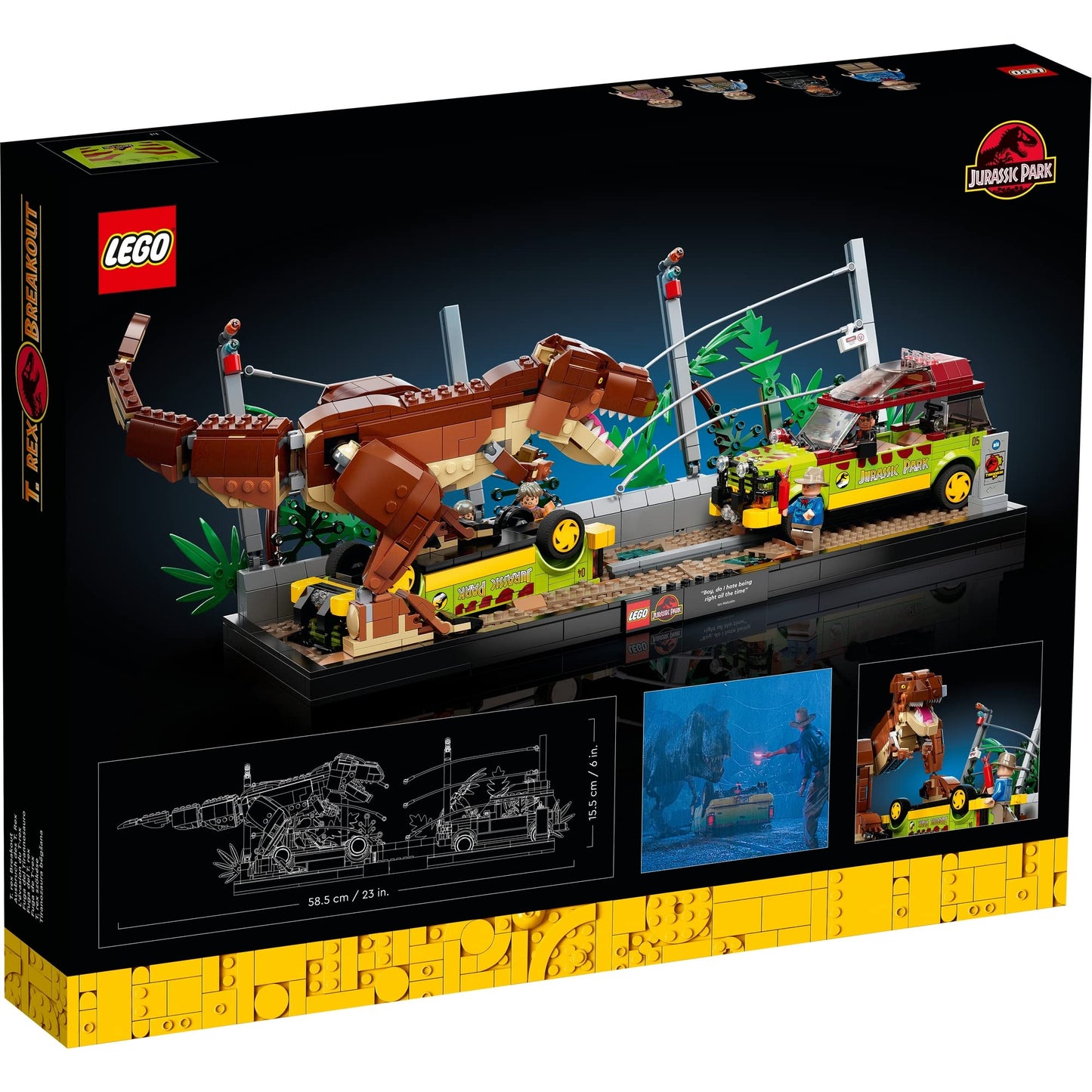 LEGO Jurassic Park T. rex Breakout 76956 Brick Island