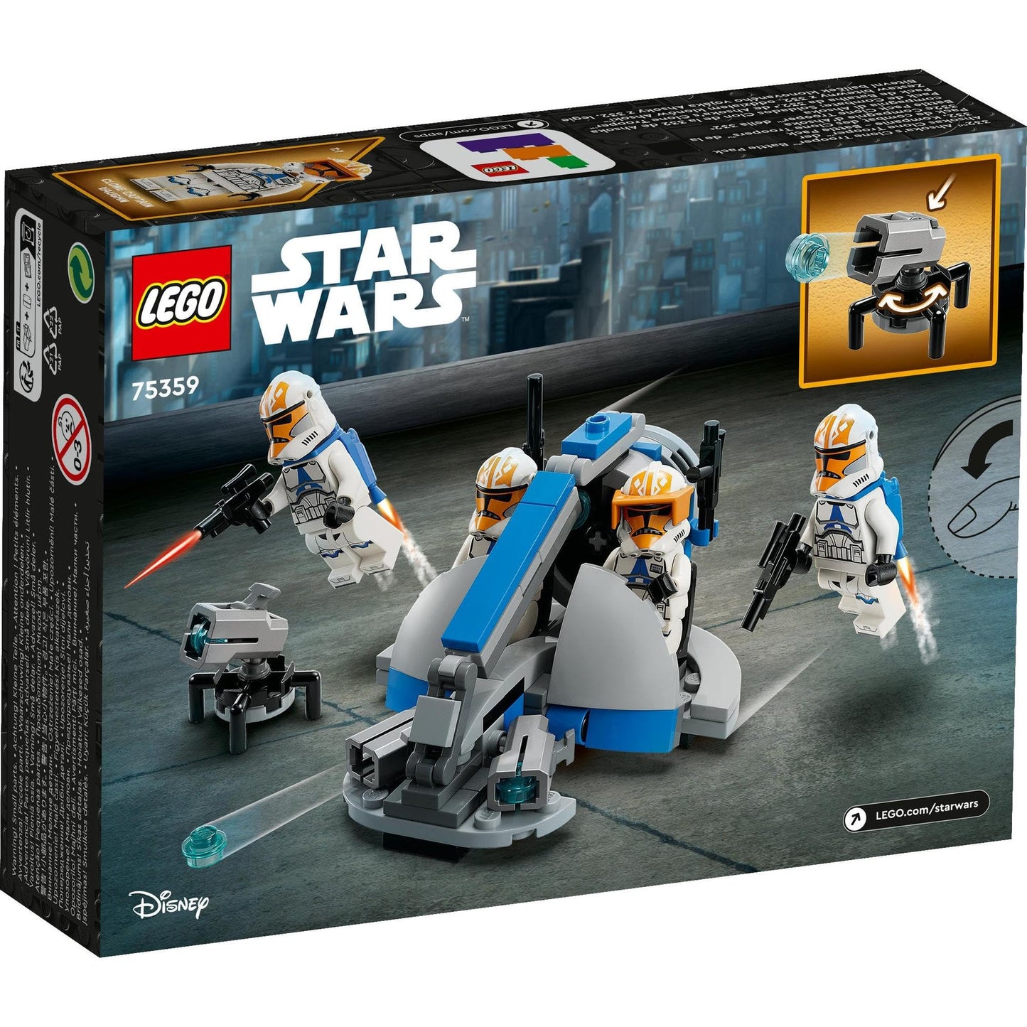 LEGO® Star Wars™ 332nd Ahsoka’s Clone Trooper™ Battle Pack 75359