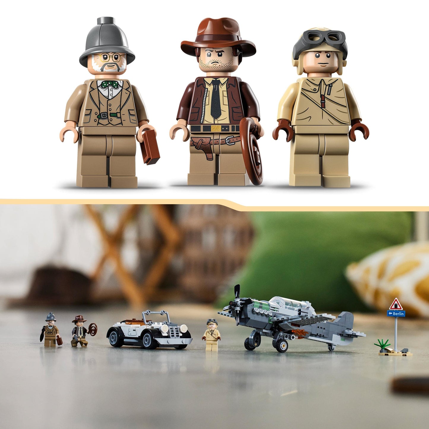LEGO Indiana Jones Fighter Plane Chase 77012 Building Toy Set Amazon