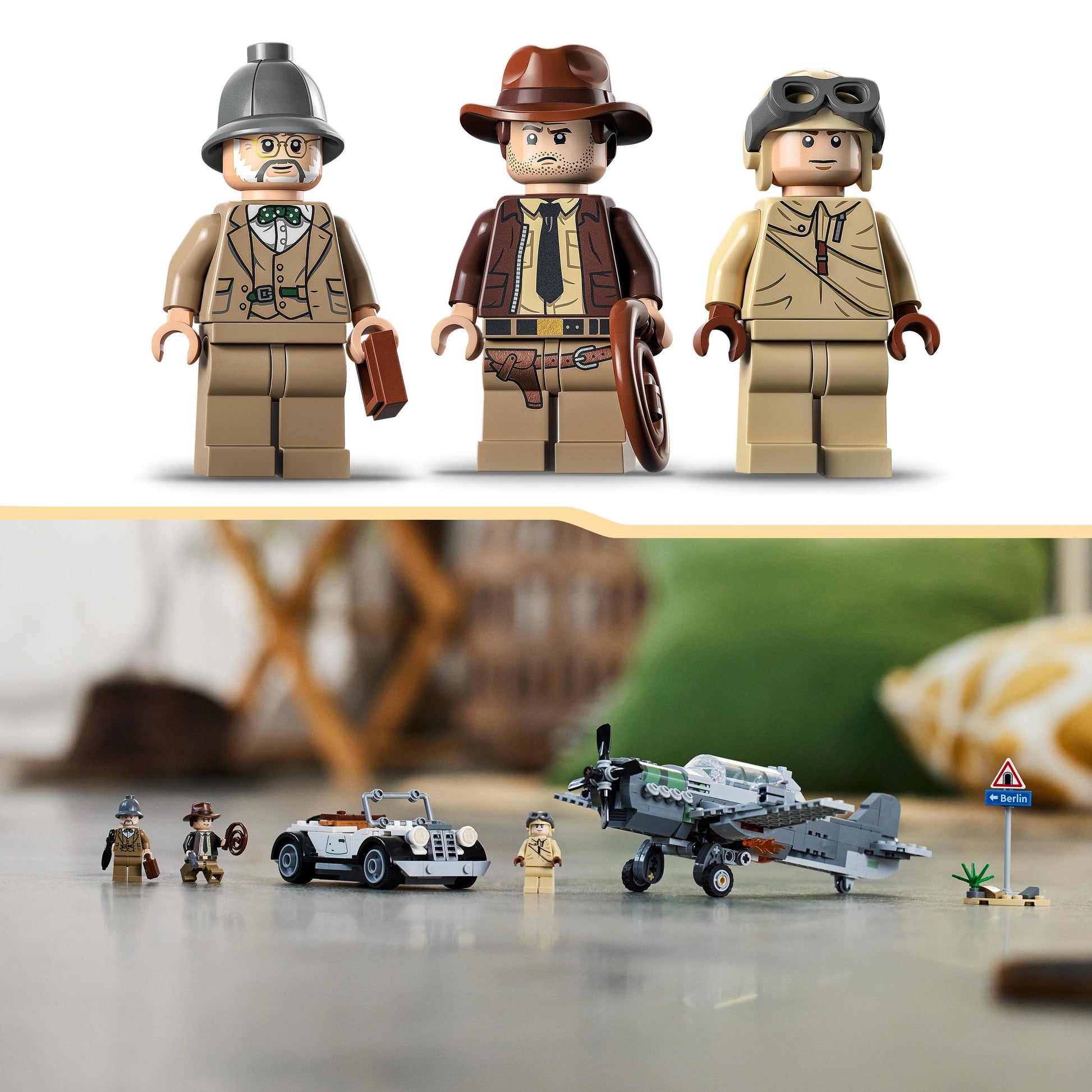 LEGO Indiana Jones Fighter Plane Chase 77012 Building Toy Set Amazon