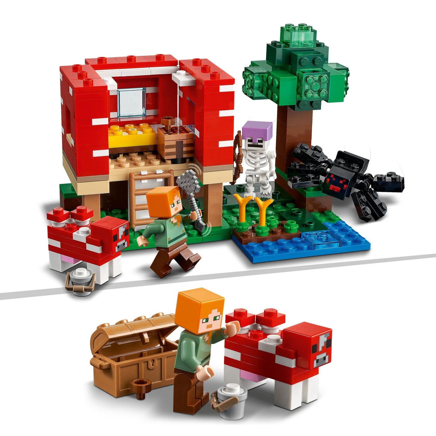 LEGO Minecraft The Mushroom House 21179 Building Kit Amazon