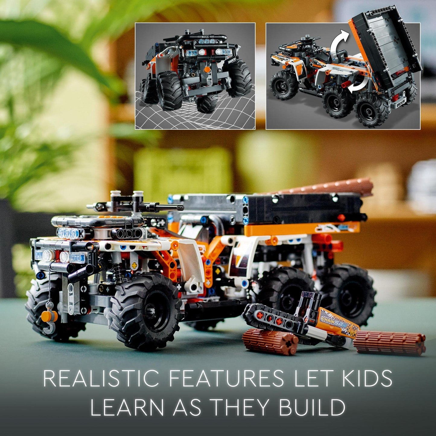 LEGO Technic All-Terrain Vehicle, 6-Wheeled Off Roader 42139 Brick Island