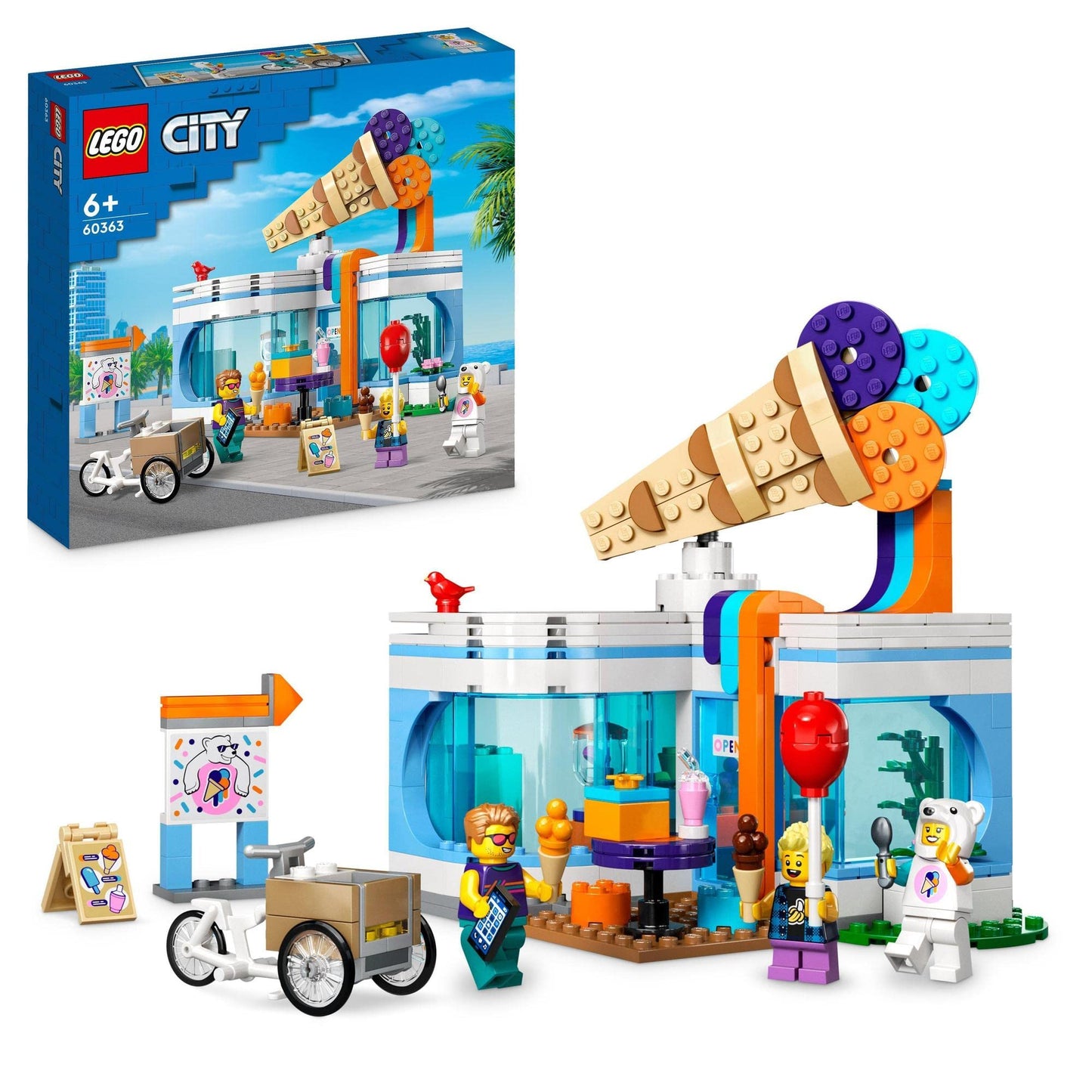 LEGO® City Ice-Cream Shop 60363 Building Toy Set Amazon