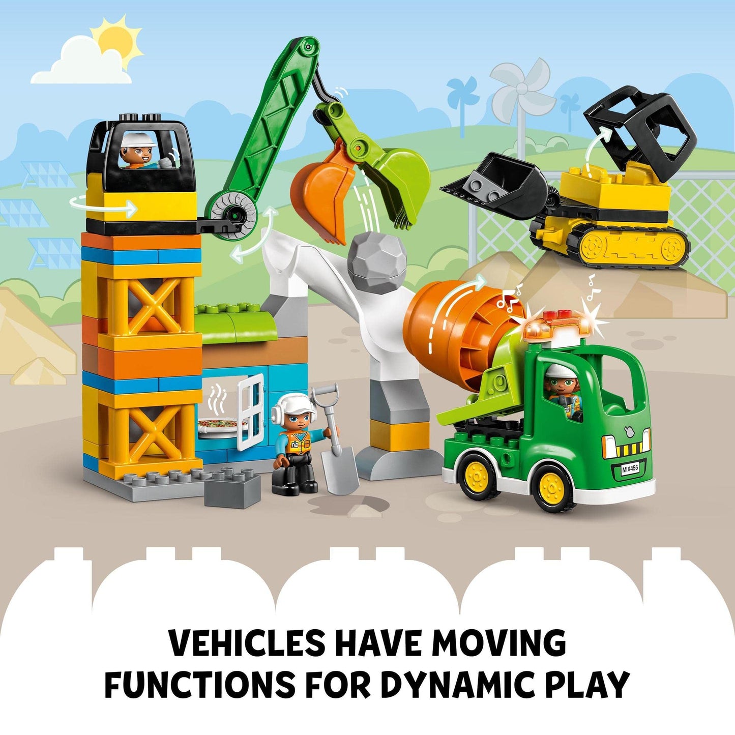 LEGO DUPLO Town Construction Site 10990 Comes with a Bulldozer Amazon
