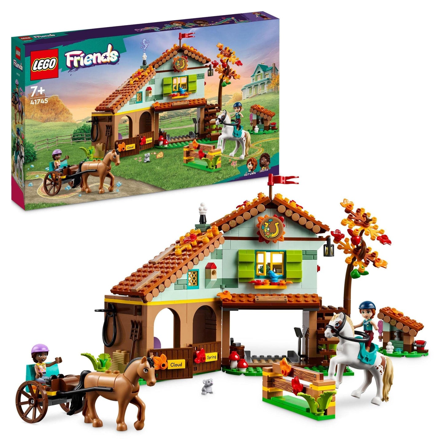 LEGO® Friends Autumn’s Horse Stable 41745 Building Toy Amazon