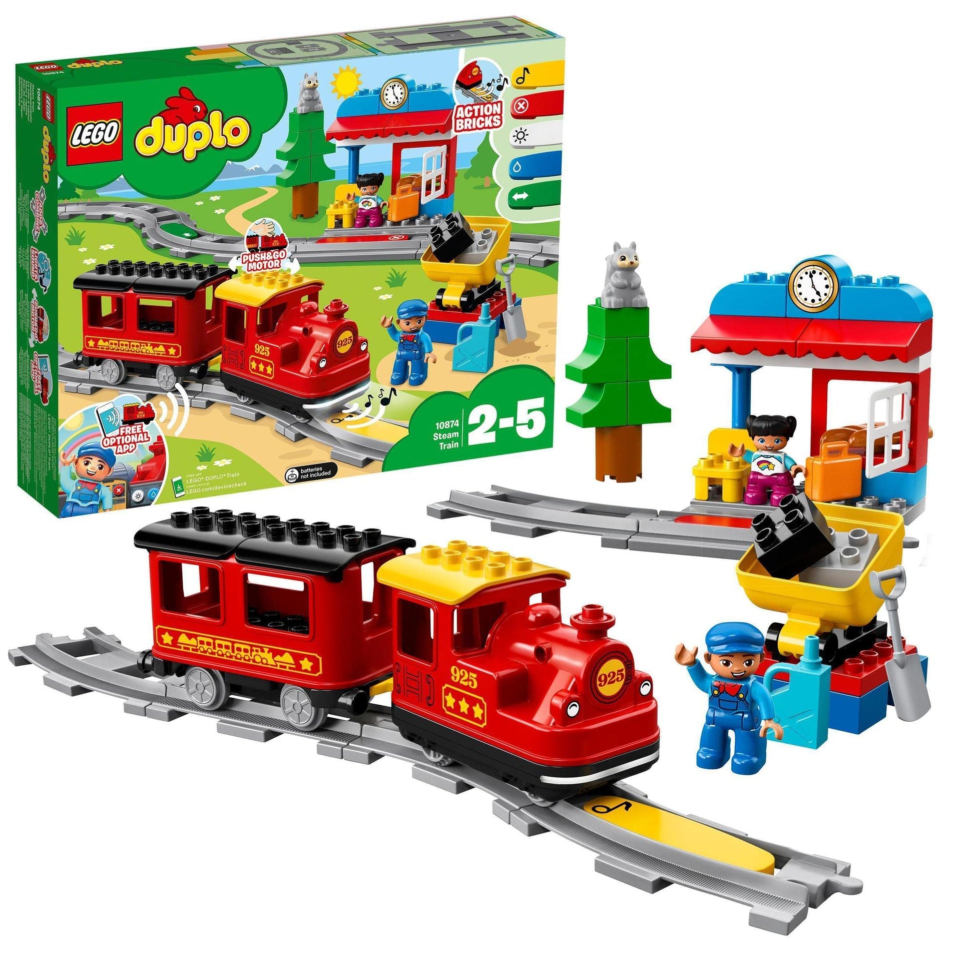 LEGO® DUPLO® Town Steam Train 10874 Building Block Amazon