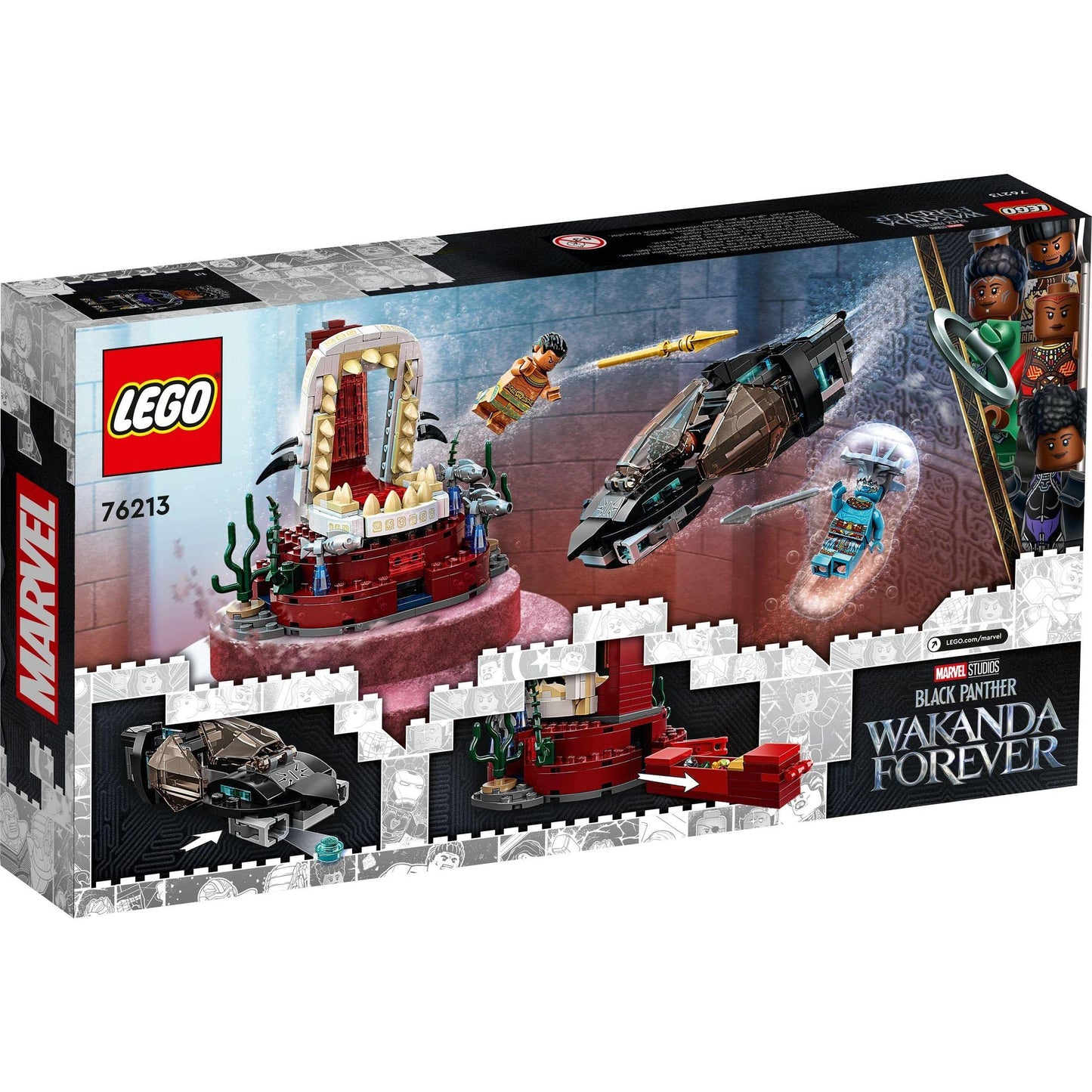 LEGO Super Heroes Marvel King Namor's Throne Room 76213 Brick Island