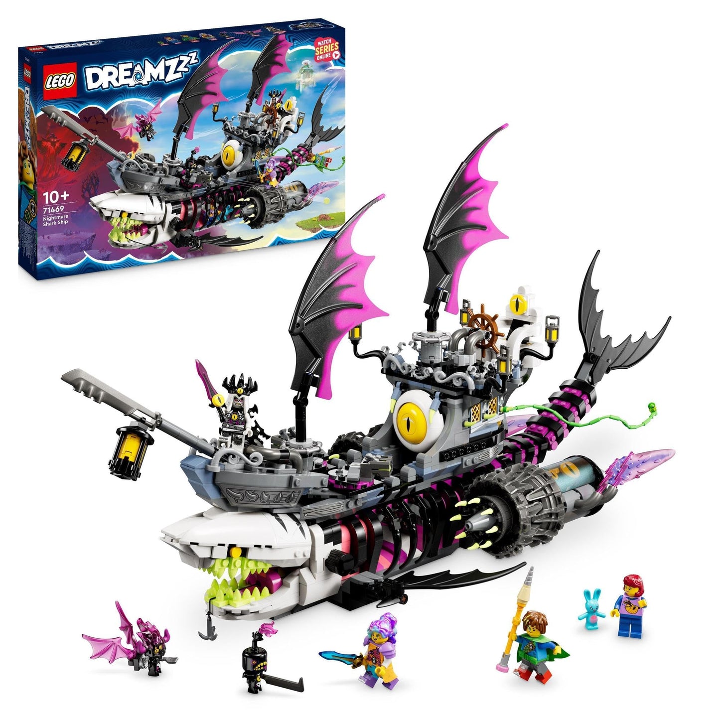 LEGO® DREAMZzz™ Nightmare Shark Ship 71469 Building Toy