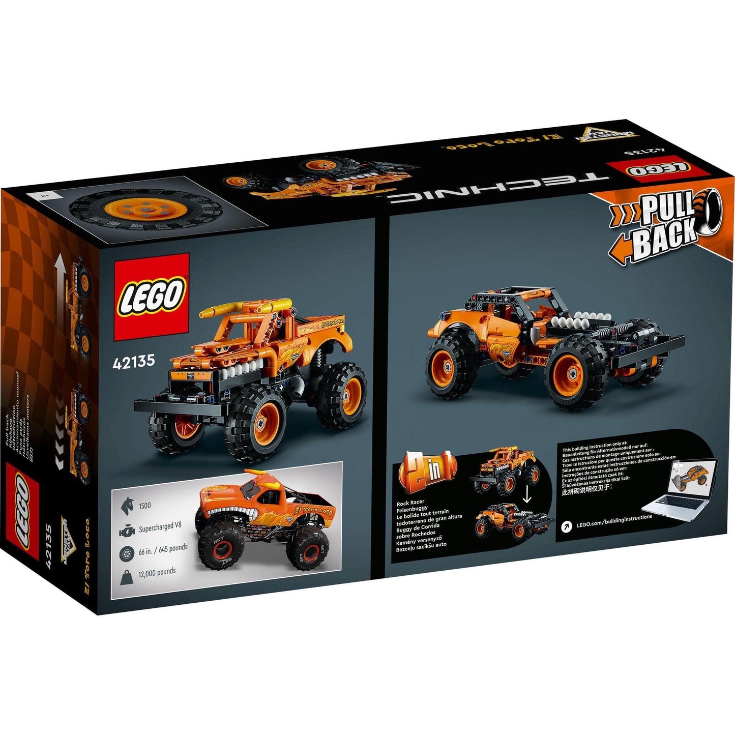 LEGO Technic Monster Jam El Toro Loco 42135 Amazon