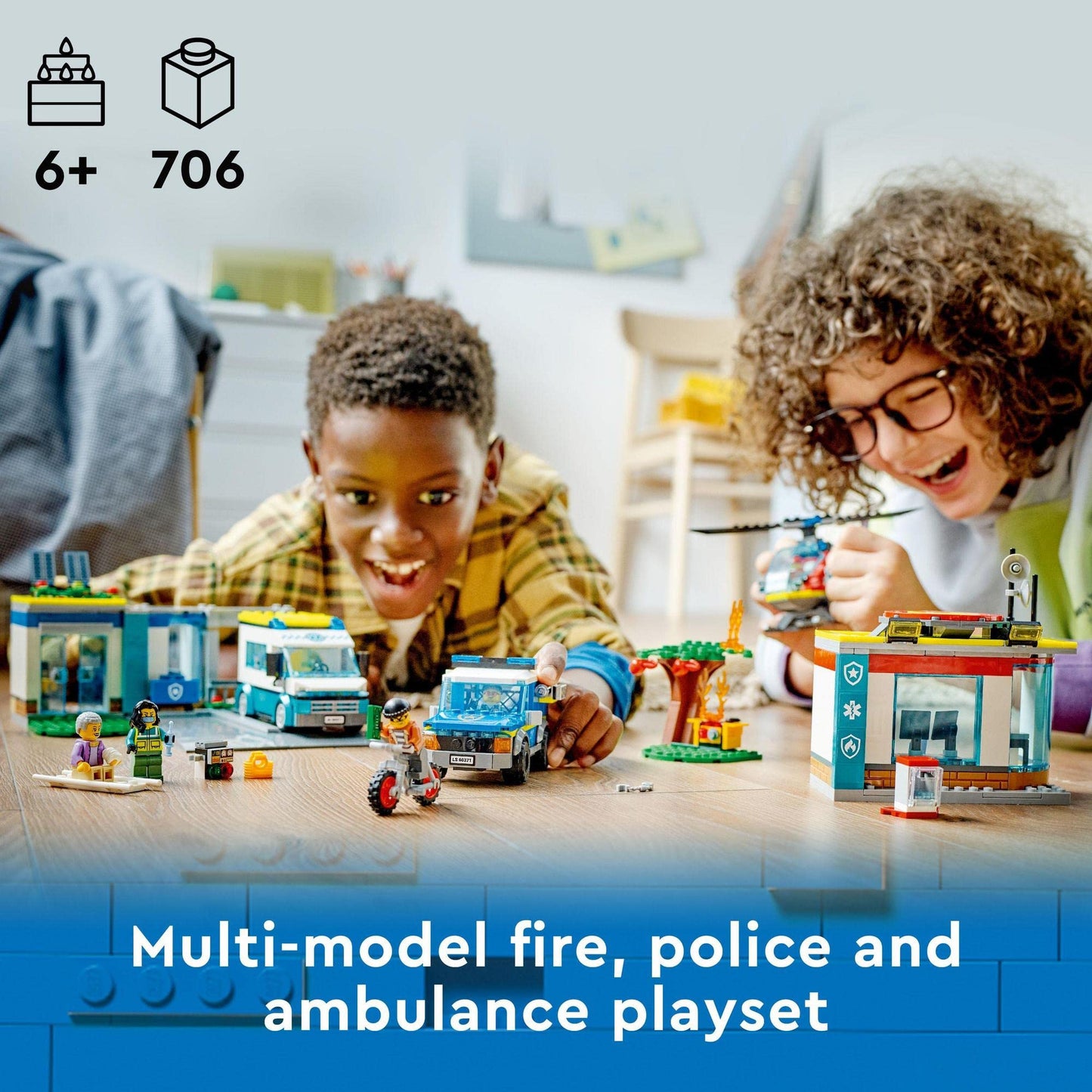 LEGO® City Emergency Vehicles HQ 60371 Building Toy Amazon