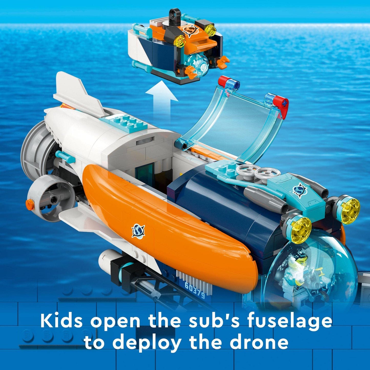 LEGO® City Deep-Sea Explorer Submarine 60379 Building Toy Amazon