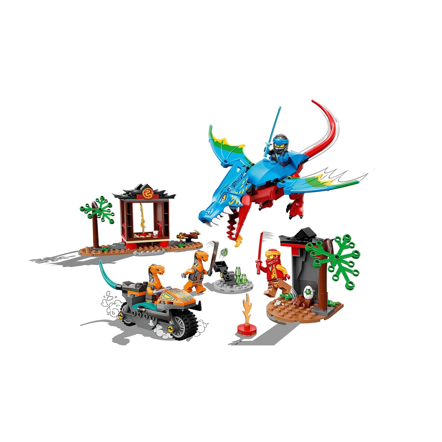 LEGO NINJAGO Ninja Dragon Temple Playset; Building Kit 71759 Amazon