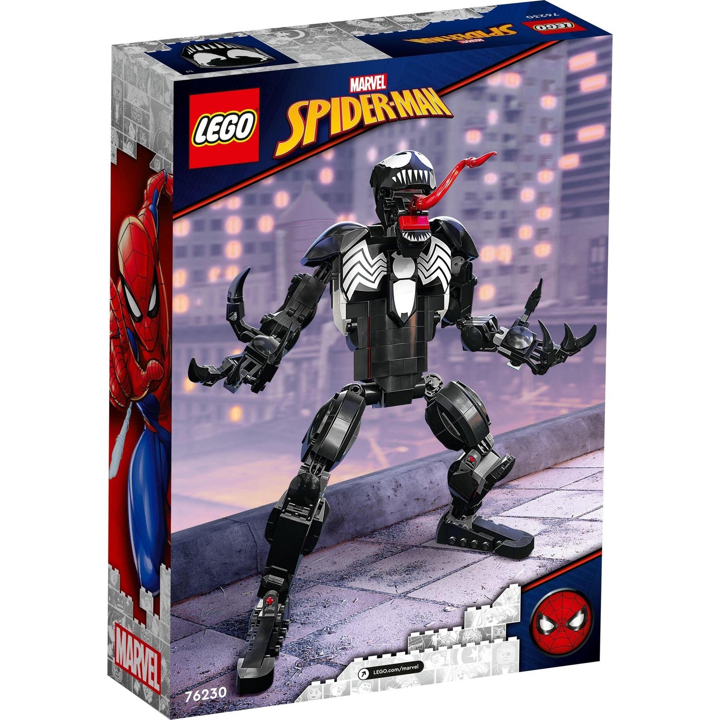 LEGO Marvel Venom Figure, Fully Articulated Super Villain Action Toy 76230