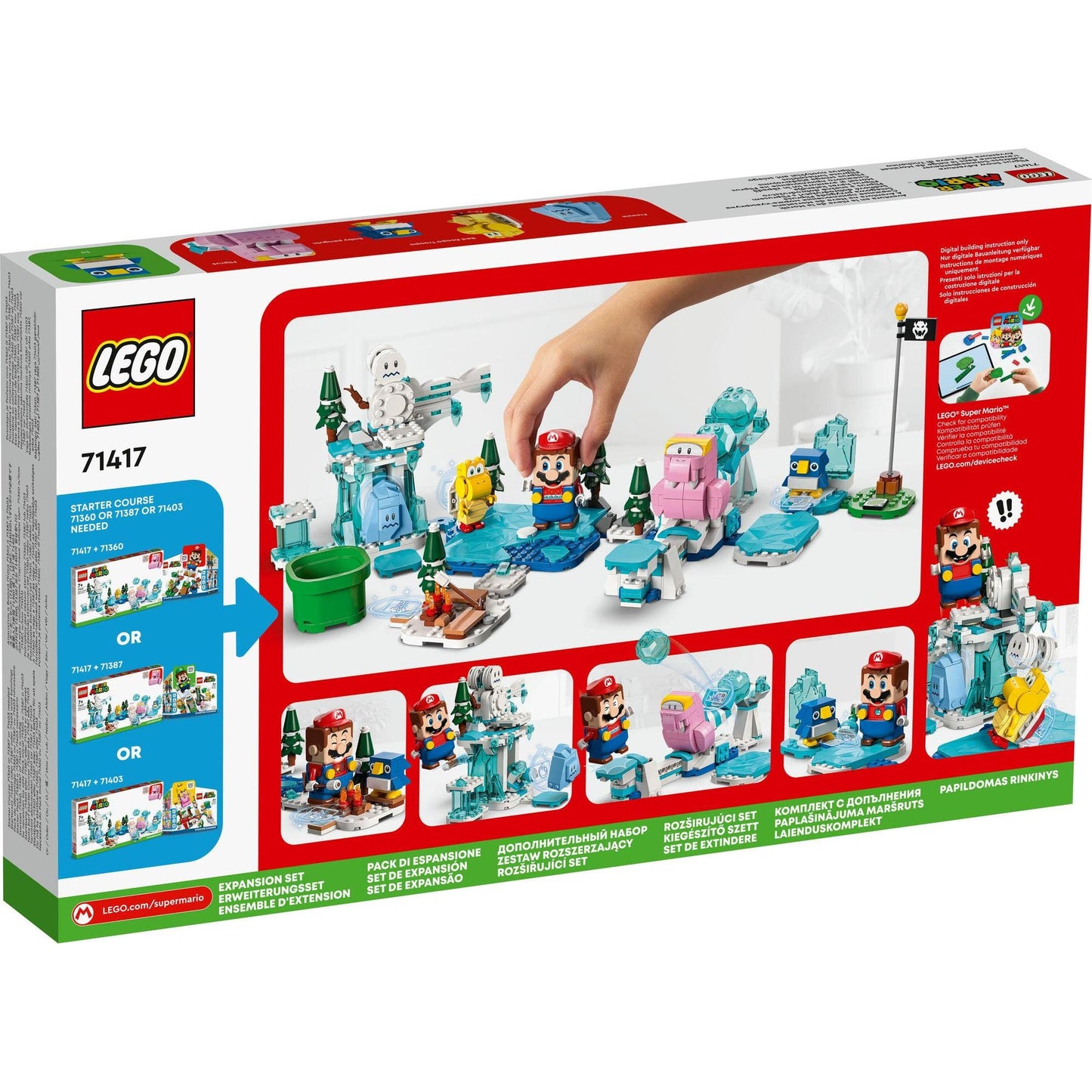 LEGO Super Mario Fliprus Snow Adventure Expansion Set 71417 Collectible Building Toy Amazon