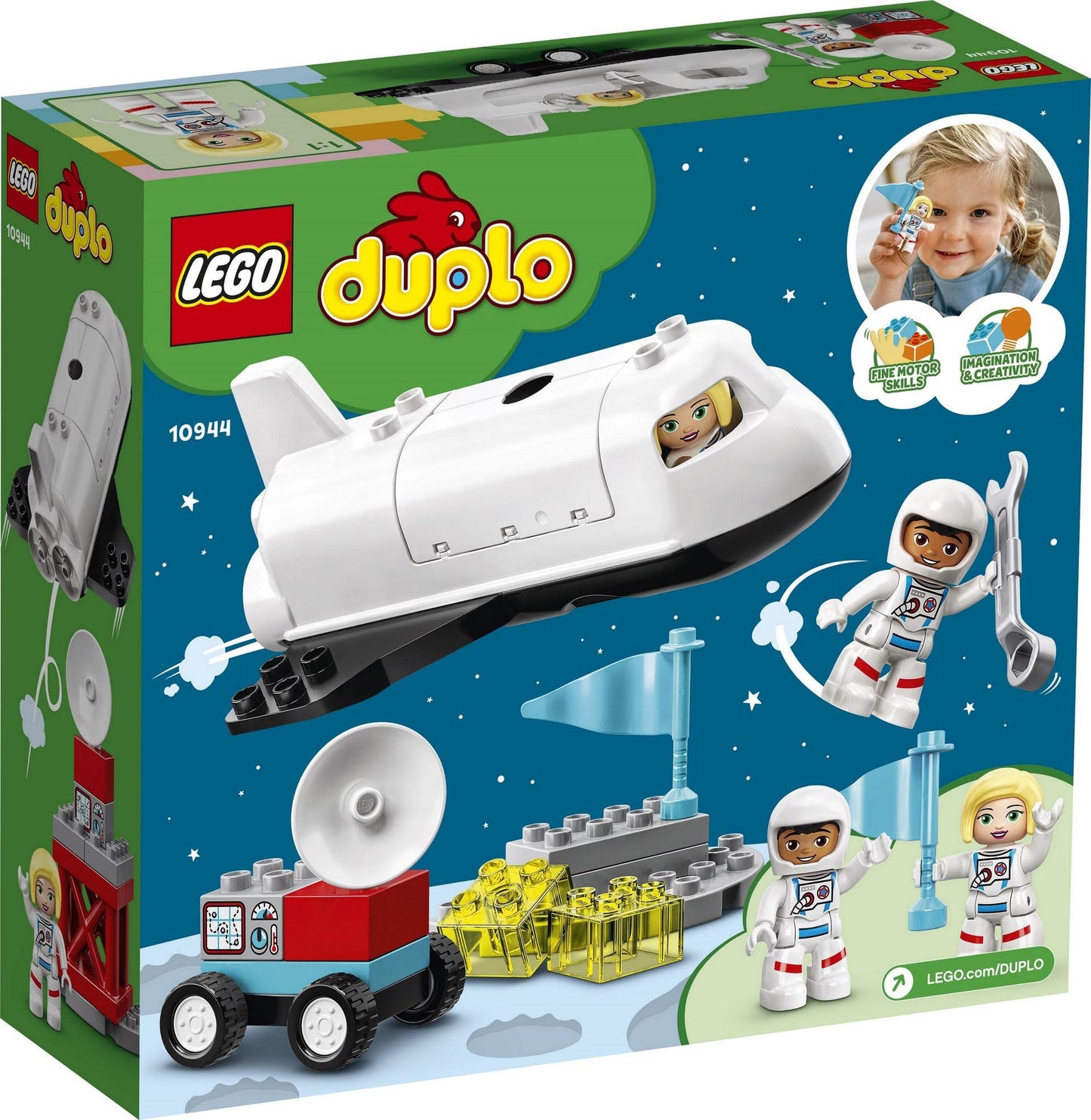 LEGO DUPLO Town Space Shuttle Mission 10944 Rocket Toy Amazon