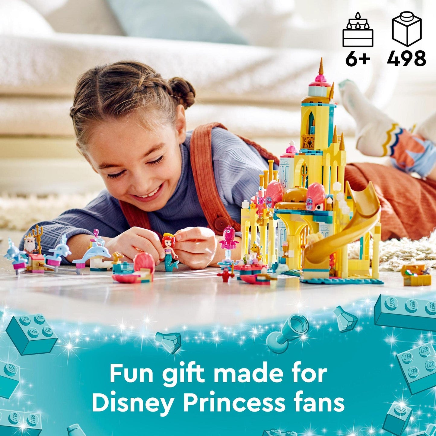 LEGO Disney Princess Ariel’s Underwater Palace Castle Toy