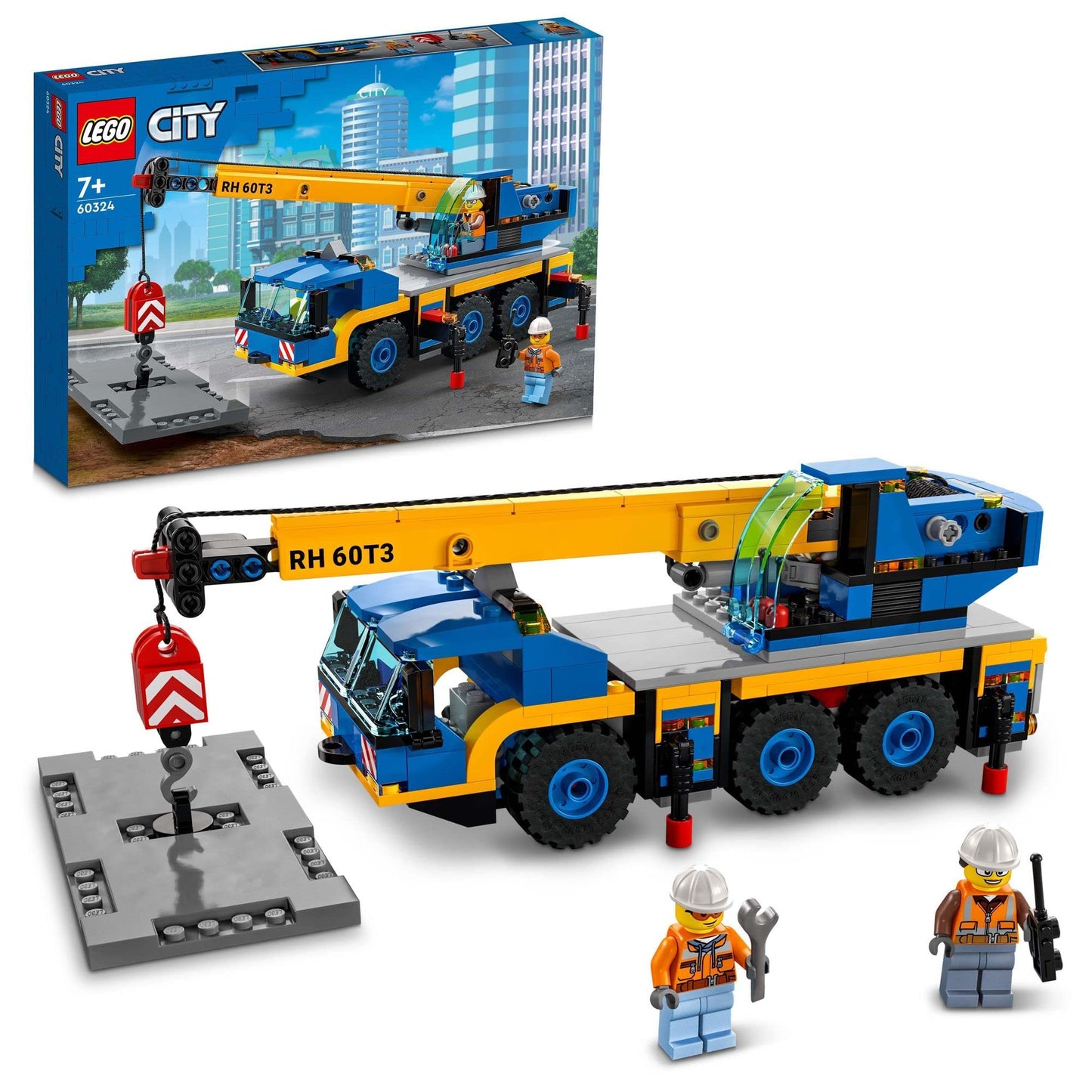 LEGO City Mobile Crane 60324 Kids Building & Construction Toy