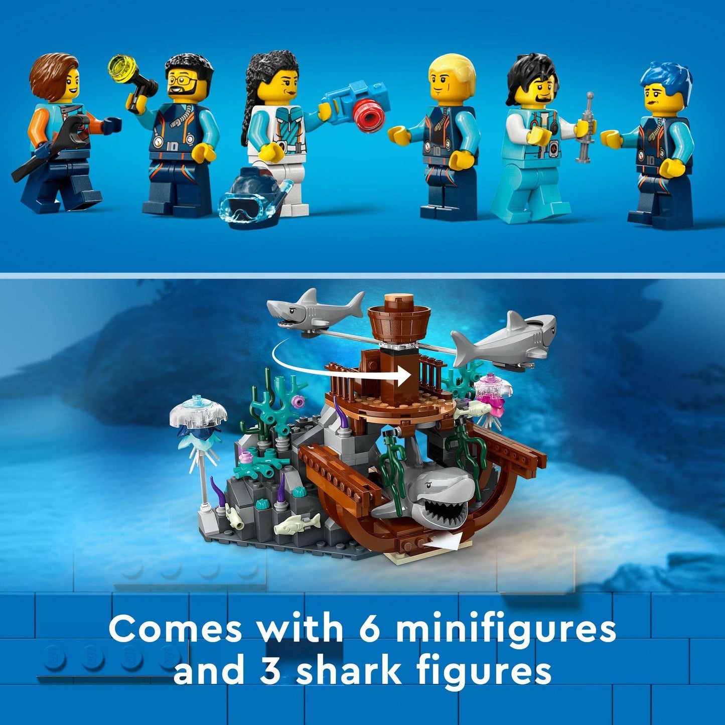 LEGO® City Deep-Sea Explorer Submarine 60379 Building Toy Amazon