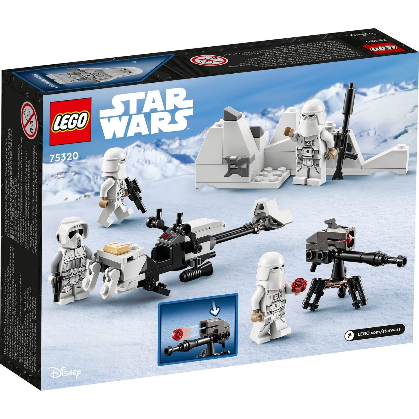 LEGO Star Wars Snow trooper Battle Pack 75320 Brick Island