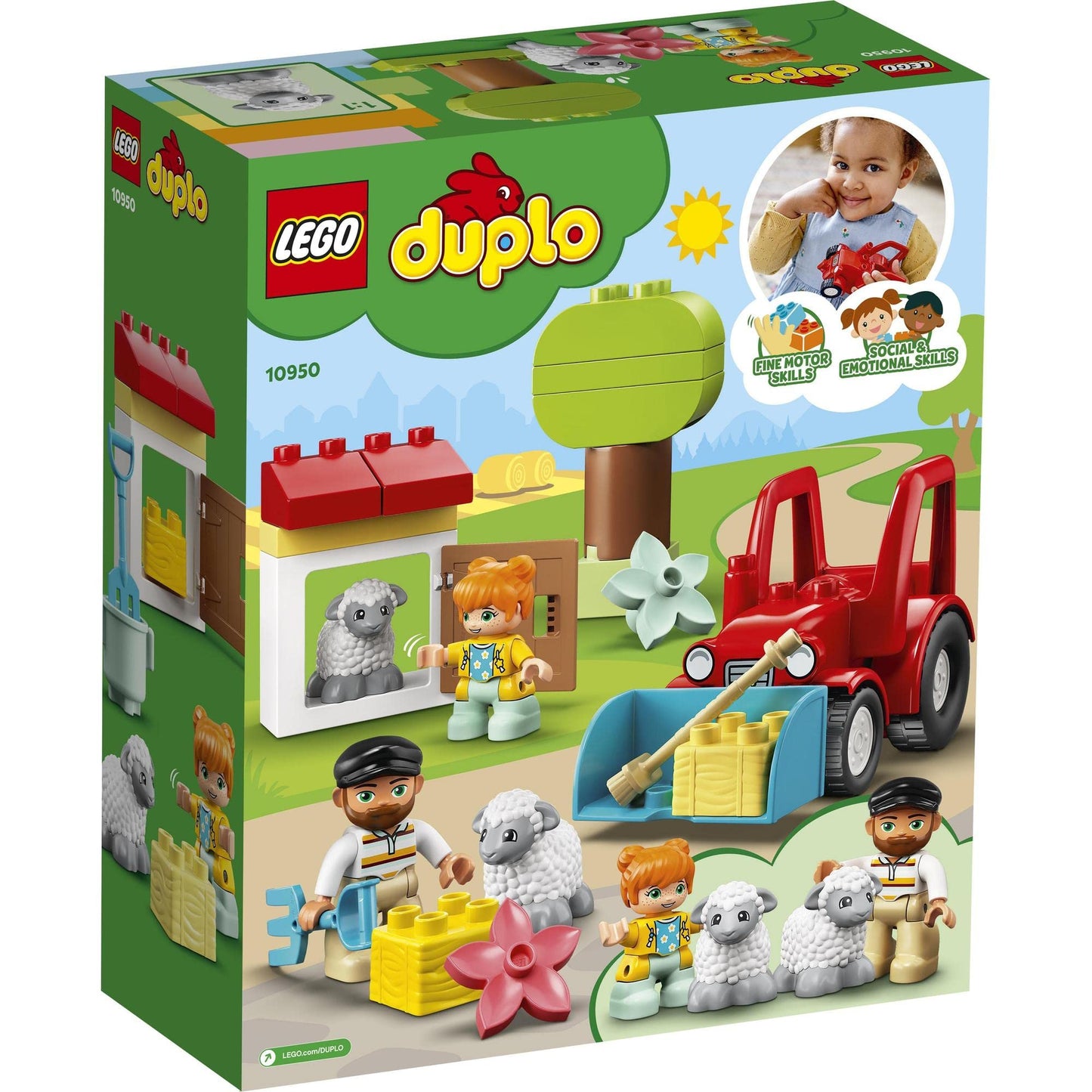 LEGO DUPLO Farm Tractor & Animal Care 10950 Playset Amazon
