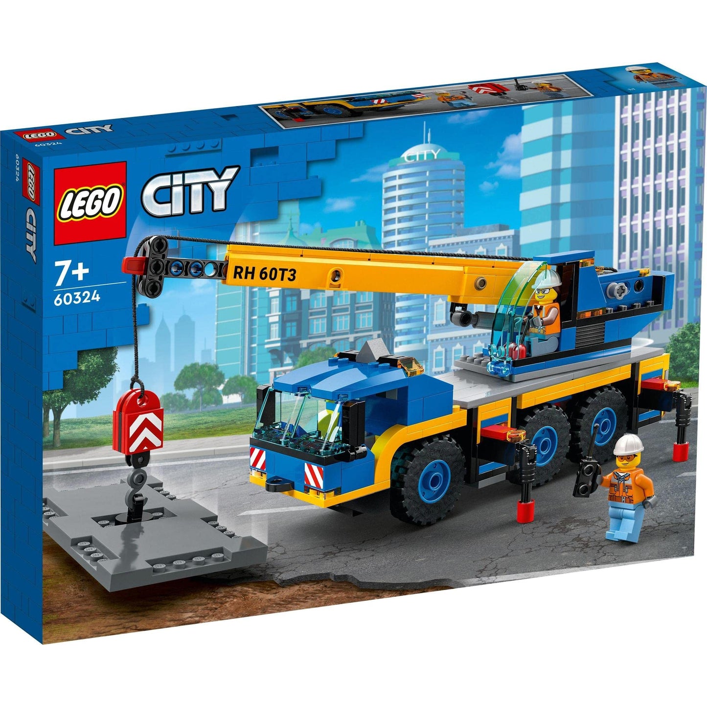 LEGO City Mobile Crane 60324 Kids Building & Construction Toy