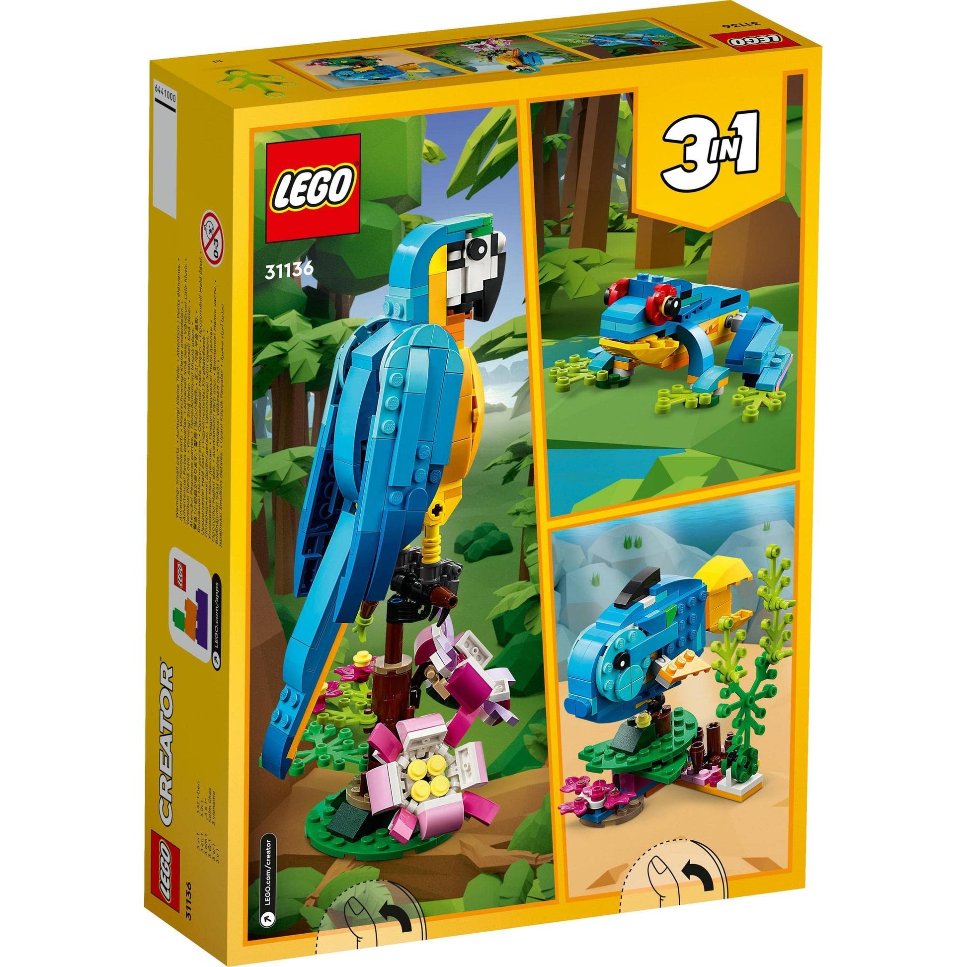 LEGO Creator Exotic Parrot 31136 Brick Island