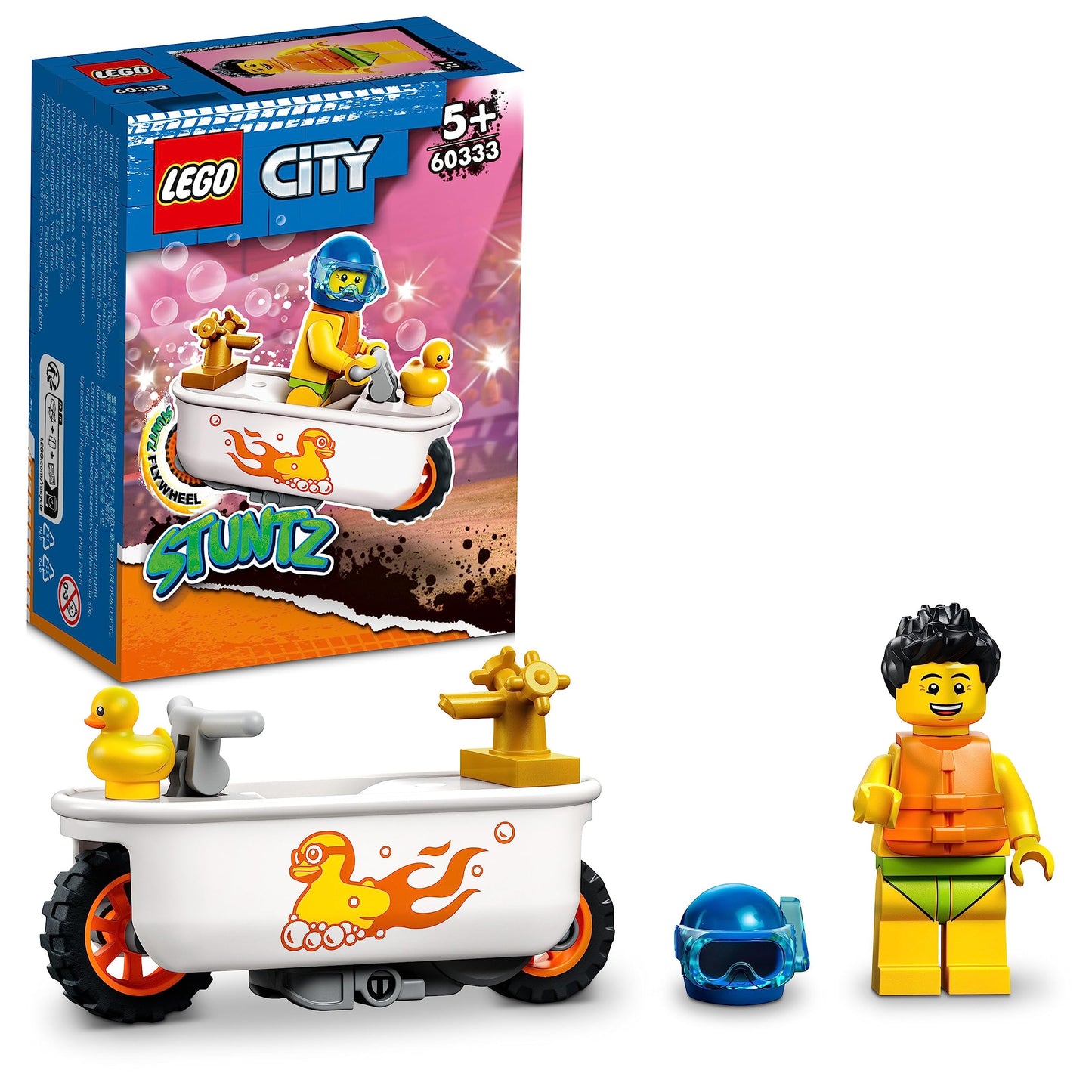 LEGO City Bathtub Stunt Bike 60333 Amazon