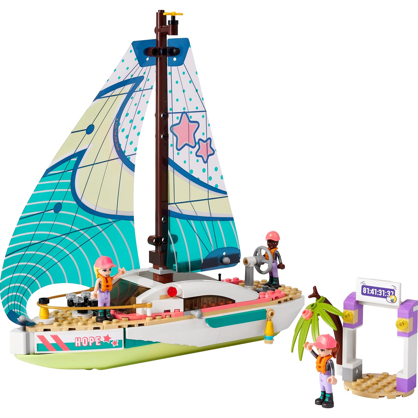 LEGO Friends Stephanie's Sailing Adventure Boat Toy  41716 Amazon