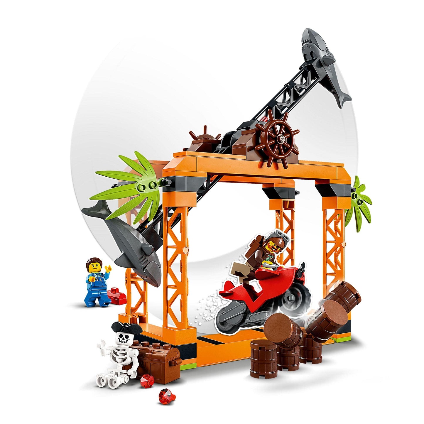 LEGO City Stuntz The Shark Attack Stunt Challenge Adventure Series Toy Amazon
