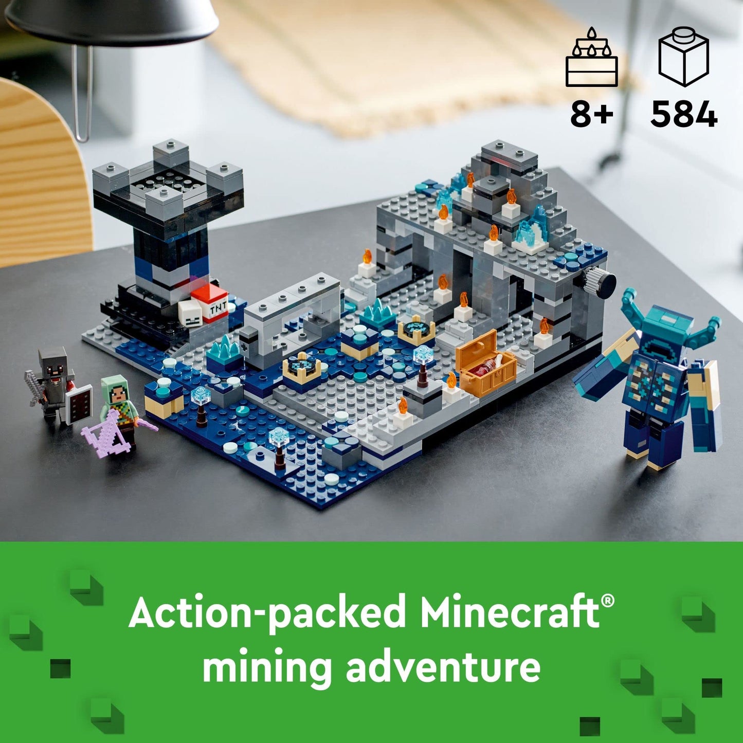LEGO Minecraft The Deep Dark Battle 21246 Building Toy Amazon