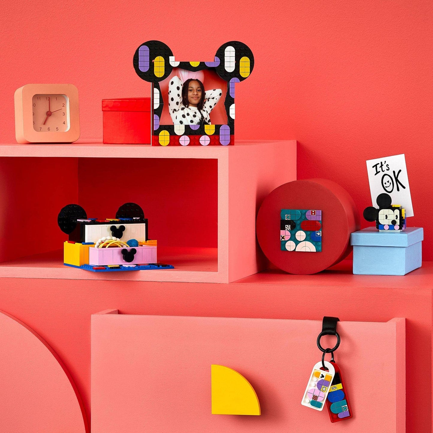 LEGO DOTS Disney Mickey Mouse & Minnie Mouse Back-to-School Project Box DIY Kit 41964 Amazon