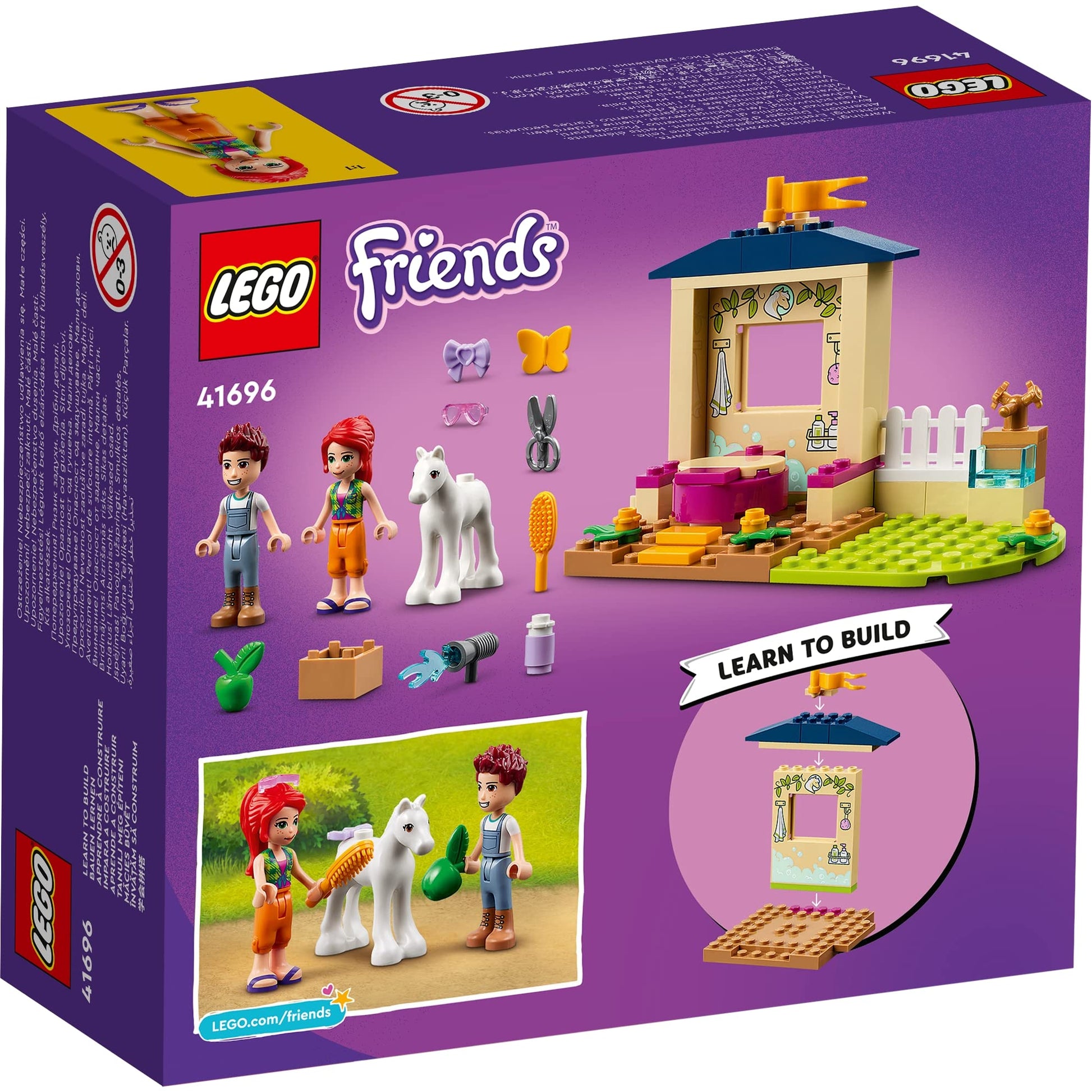 LEGO Friends Pony-Washing Stable Horse Toy Amazon