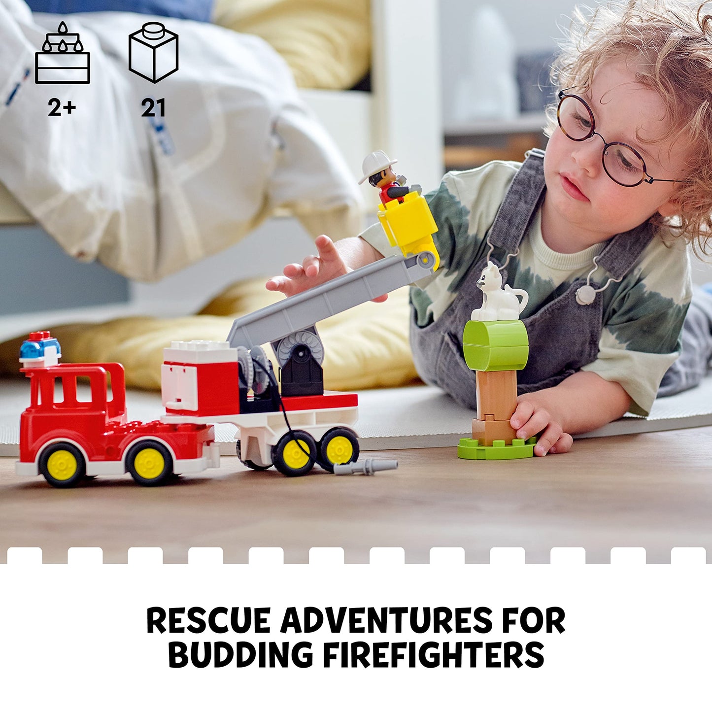 LEGO DUPLO Rescue Fire Engine 10969 Building Toy Amazon