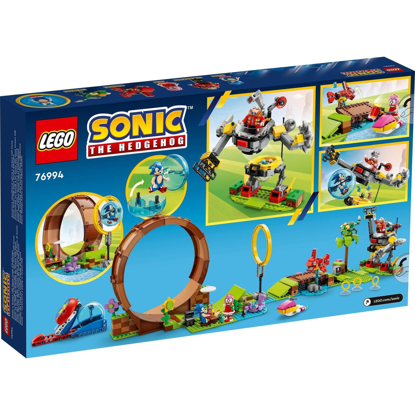 LEGO Sonic The Hedgehog™ Sonic’s Green Hill Zone Loop Challenge 76994 Building Toy