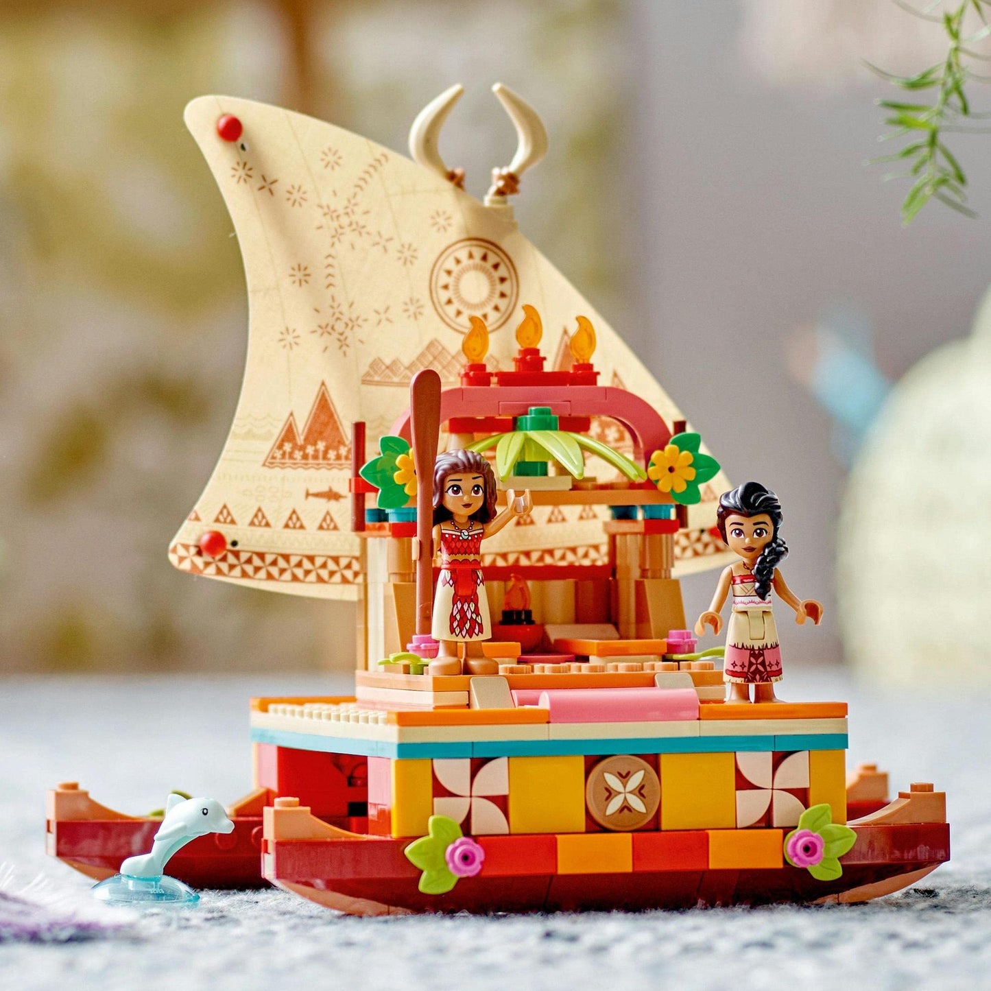 LEGO Disney Princess Moana’s Wayfinding Boat 43210 Building Toy Amazon