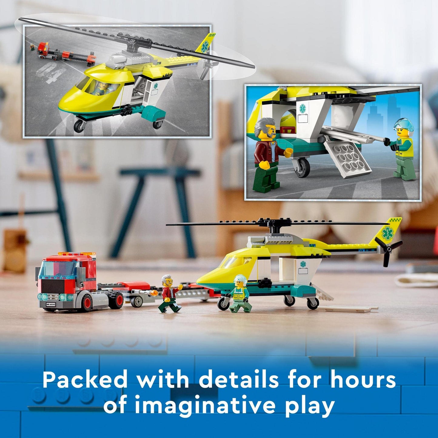LEGO City Rescue Helicopter Transport 60343