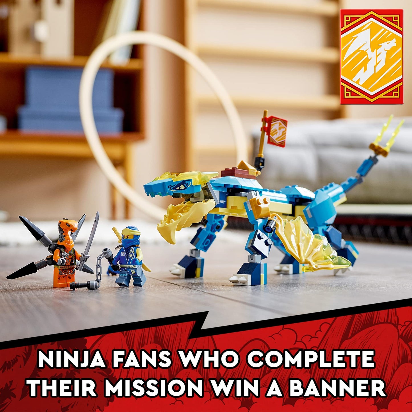 LEGO NINJAGO Jay’s Thunder Dragon EVO Building Kit 71760 Amazon