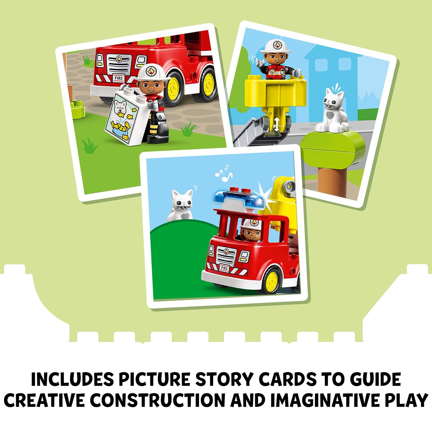 LEGO DUPLO Rescue Fire Engine 10969 Building Toy Amazon