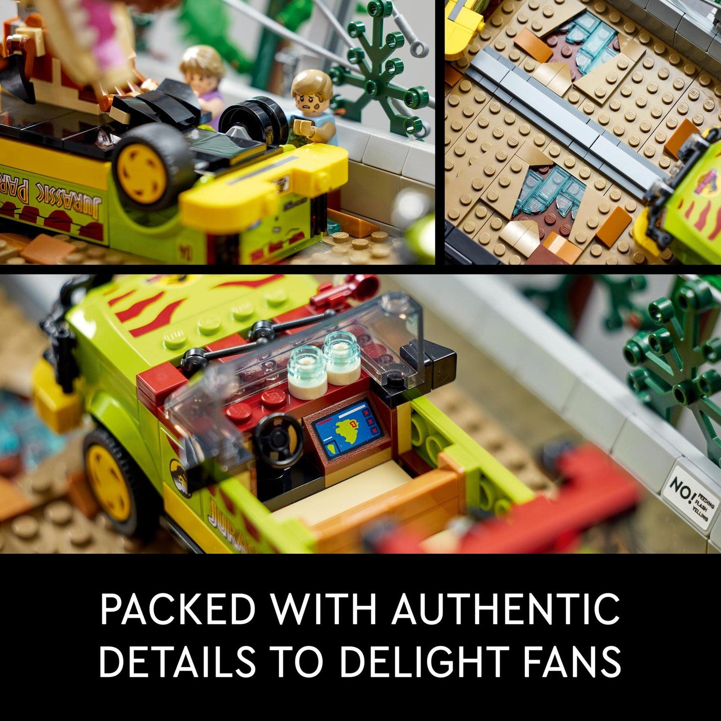 LEGO Jurassic Park T. rex Breakout 76956 Brick Island