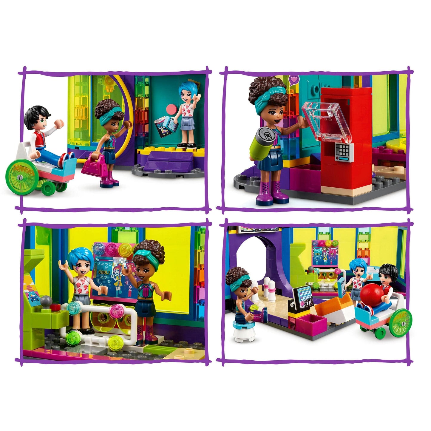 LEGO Friends Roller Disco Arcade with Toy  41708 Amazon