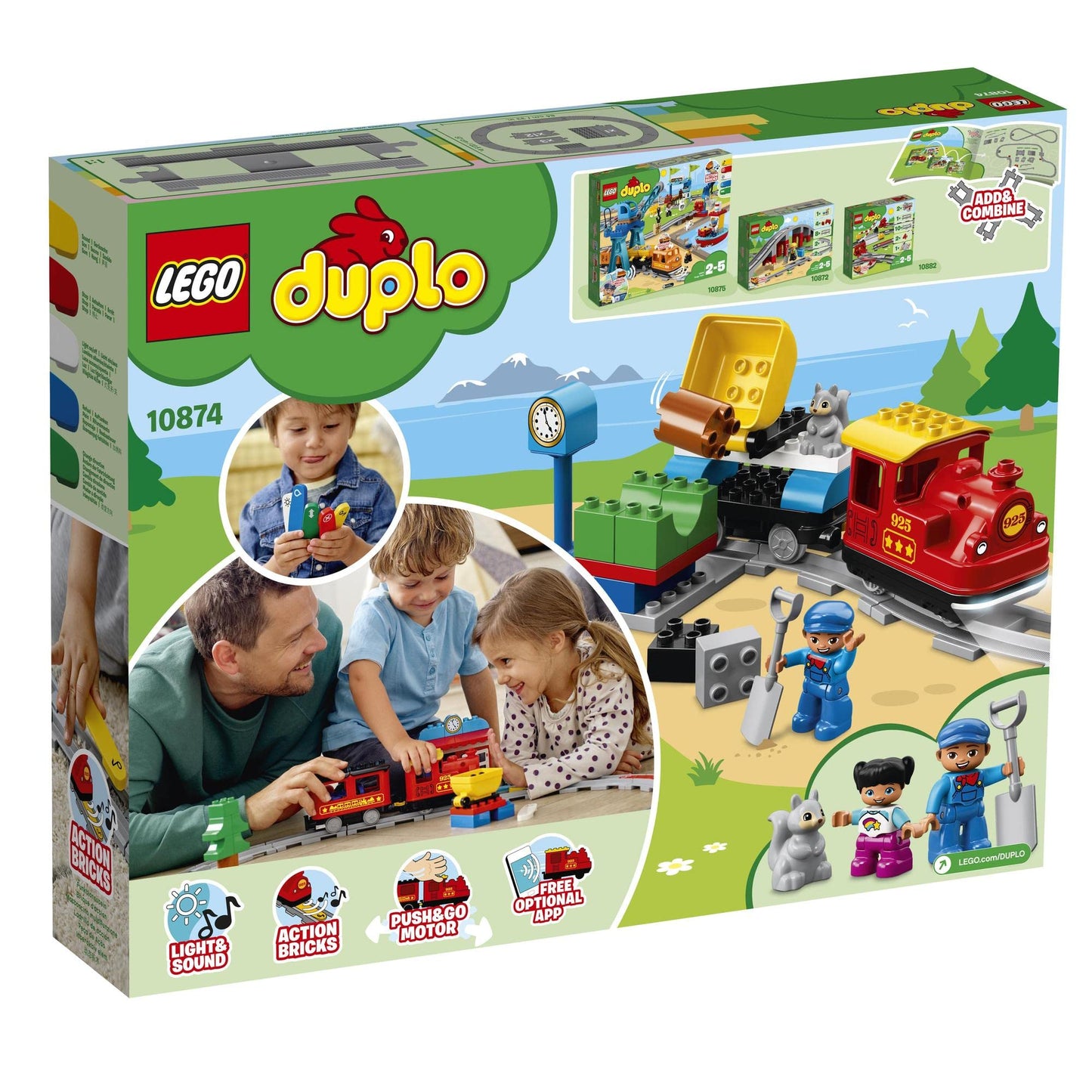 LEGO® DUPLO® Town Steam Train 10874 Building Block Amazon