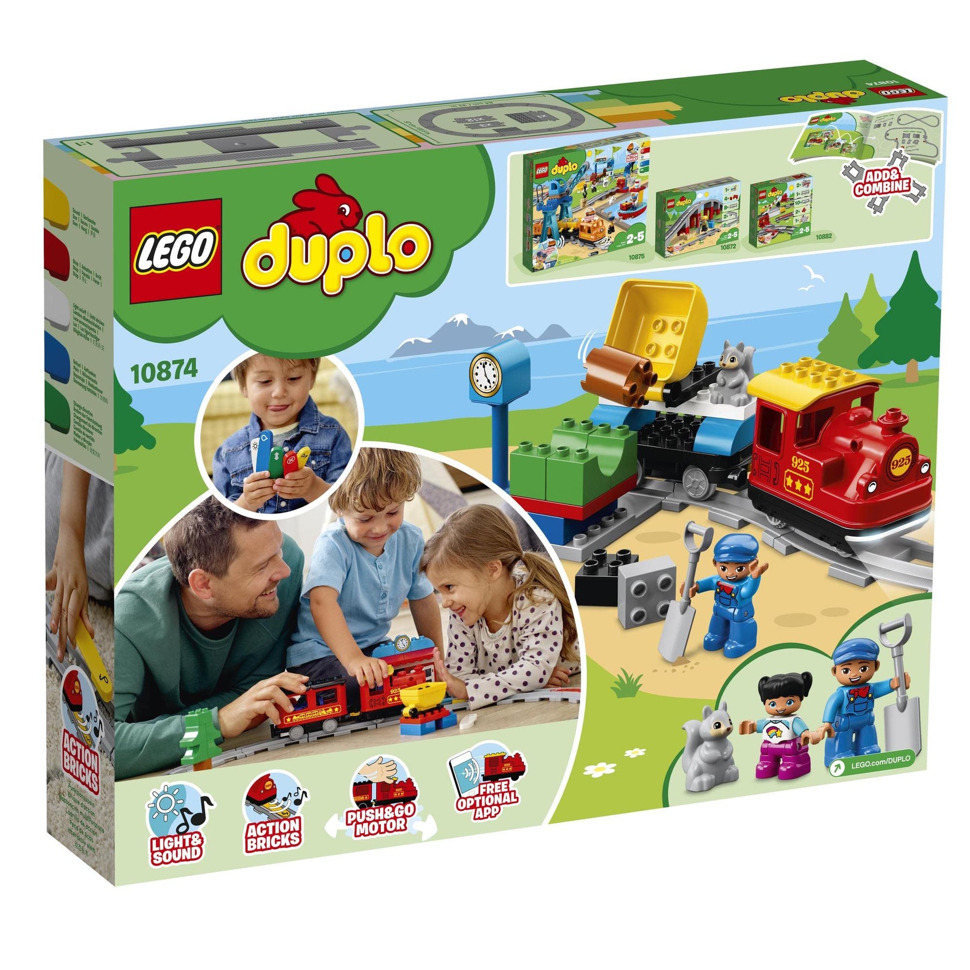 LEGO® DUPLO® Town Steam Train 10874 Building Block Amazon