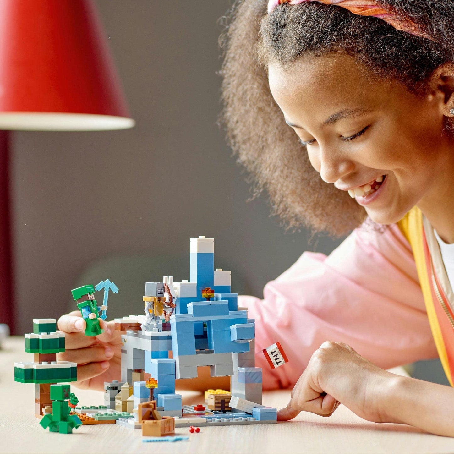LEGO Minecraft The Frozen Peaks 21243 Building Toy Amazon