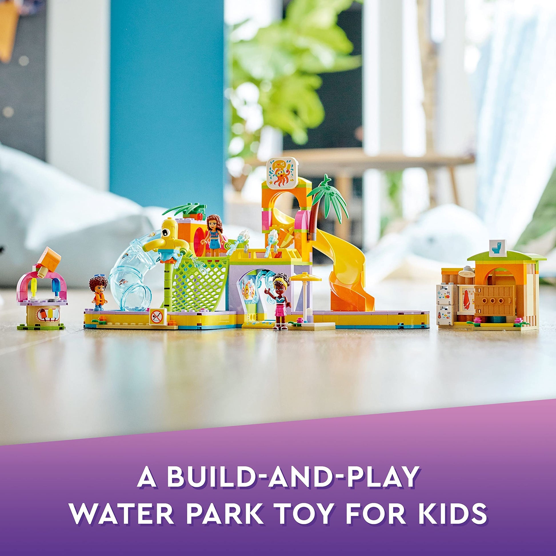 LEGO Friends Water Park Set with Swimming Pool and Slides 41720 Amazon