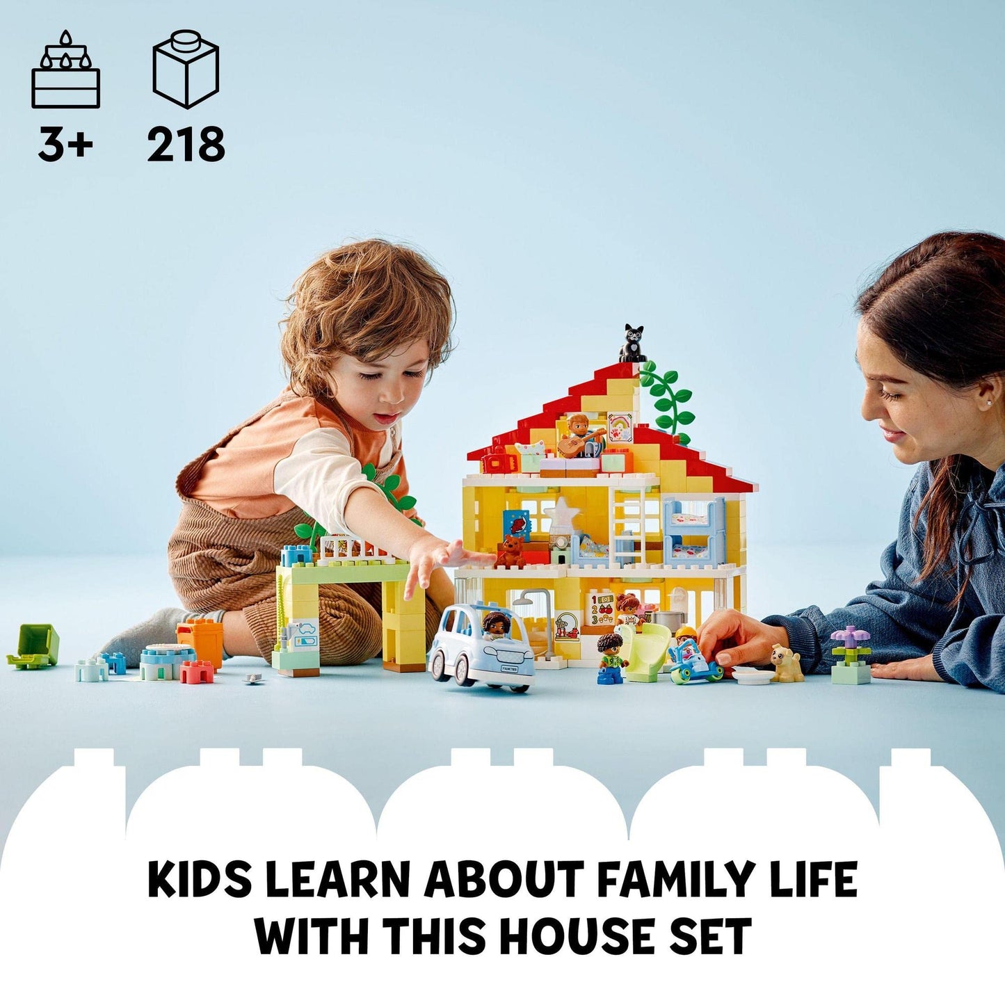 LEGO® DUPLO® Town 3in1 Family House 10994 Building Toy